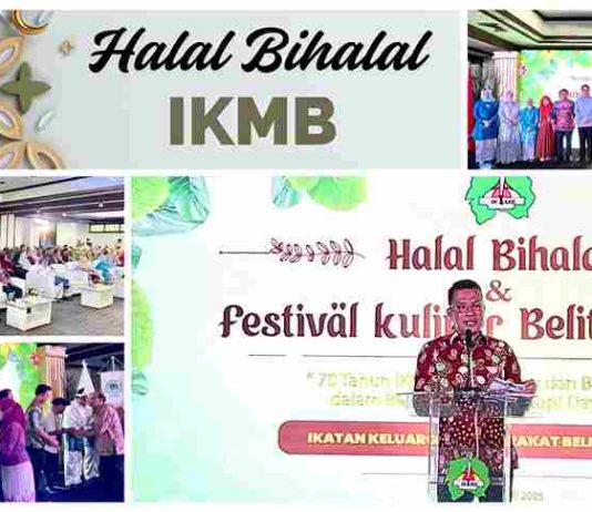 Hadiri Halal Bihalal IKMB, Syamsir Ajak Bangun Belitung Bersama