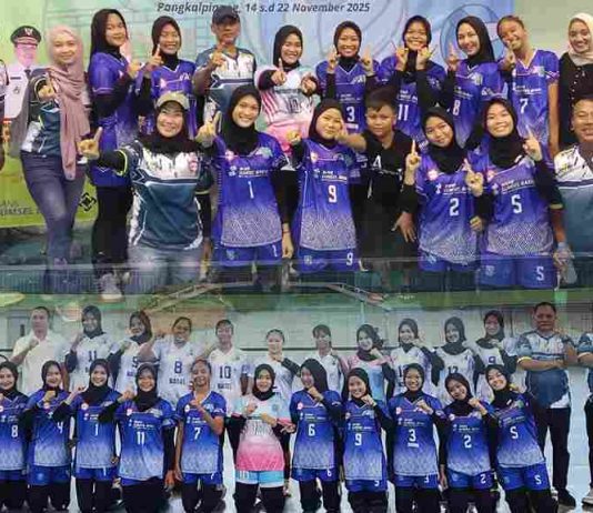 Tim Bola Voli Indoor Putri Kabupaten Belitung Raih Juara 1 Kejurprov PBVSI