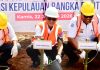 Bupati Belitung Resmikan Groundbreaking Kampung Nelayan Merah Putih di Desa Sungai Padang